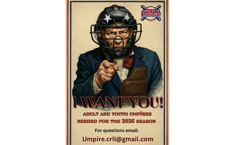 UMPIRES NEEDED!